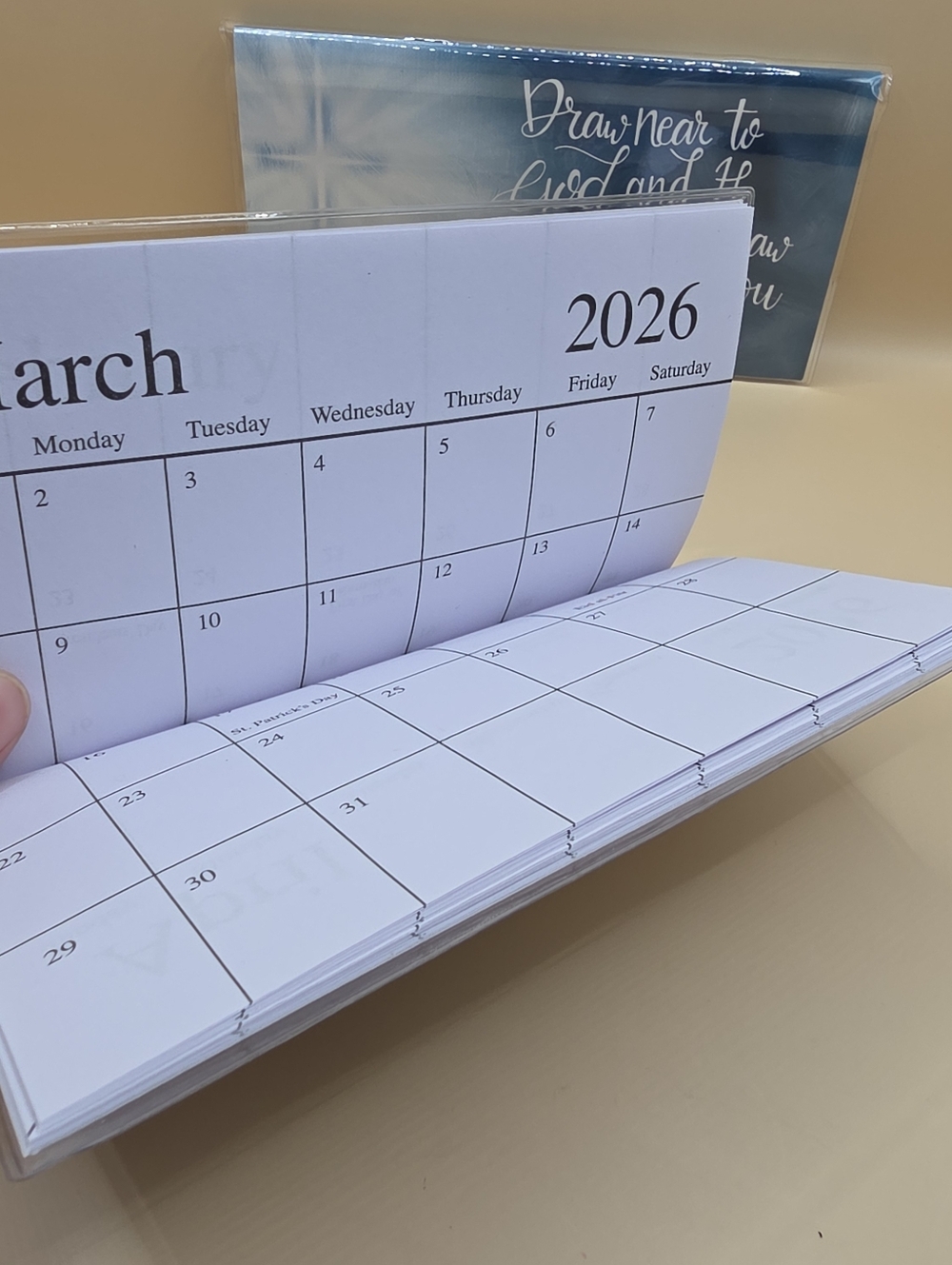 2 Christian Scripture Purse Planner 2026-2027 Calendar - Picture 4 of 4